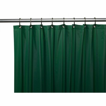 LIVINGQUARTERS USC-4-27 4 Gauge Vinyl Shower Curtain Liner, Evergreen LI55867
